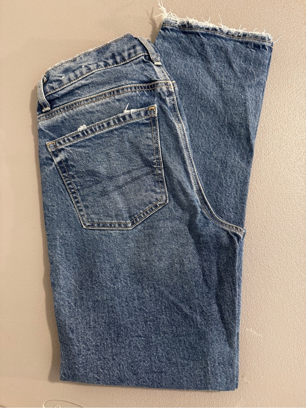 American Eagle Outfitters High-Rise Blue Denim Jeans